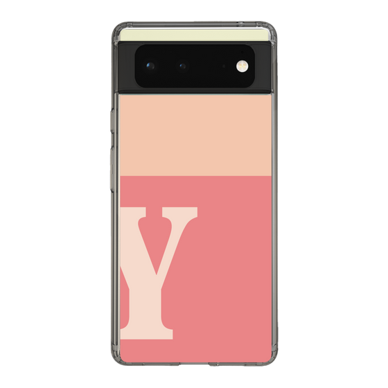 Slim Protection Case［ Original - initial two tone - Y pink ］