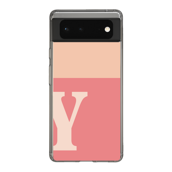 Slim Protection Case［ Original - initial two tone - Y pink ］