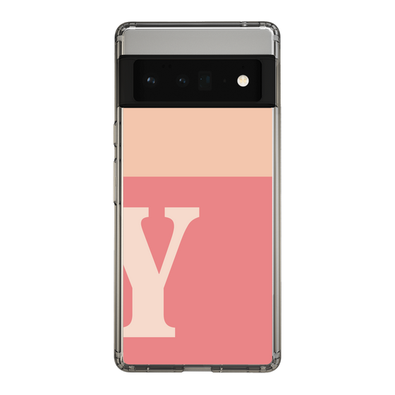 Slim Protection Case［ Original - initial two tone - Y pink ］