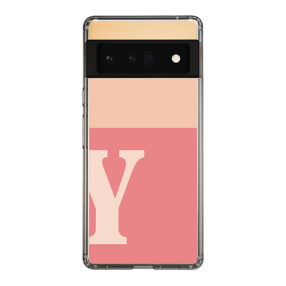 Slim Protection Case［ Original - initial two tone - Y pink ］