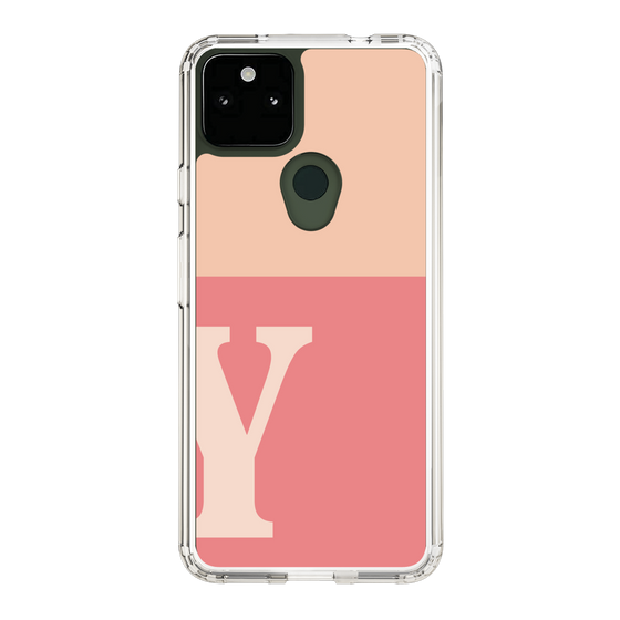 Slim Protection Case［ Original - initial two tone - Y pink ］
