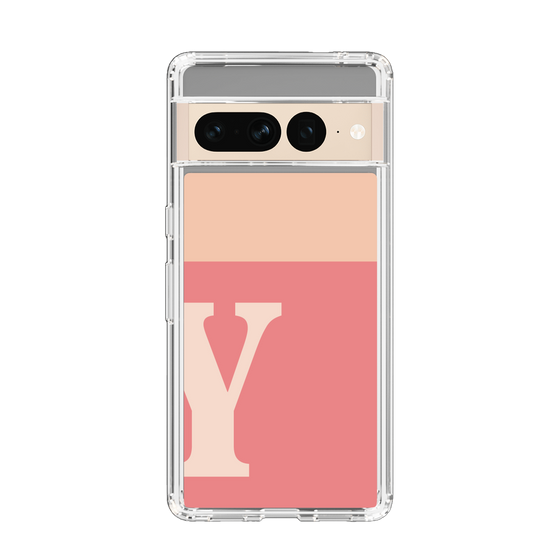 Slim Protection Case［ Original - initial two tone - Y pink ］