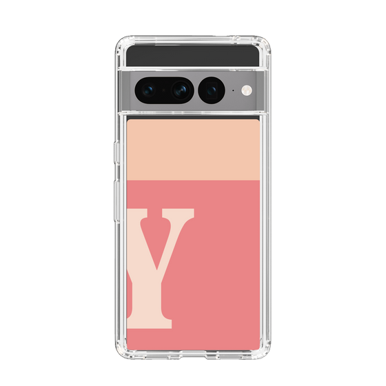 Slim Protection Case［ Original - initial two tone - Y pink ］
