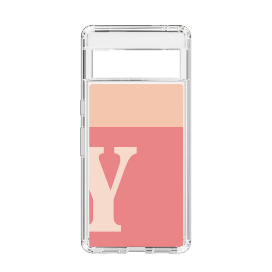 Slim Protection Case［ Original - initial two tone - Y pink ］