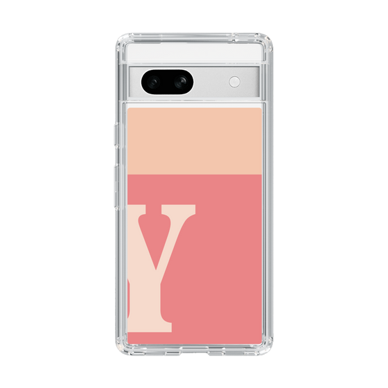 Slim Protection Case［ Original - initial two tone - Y pink ］