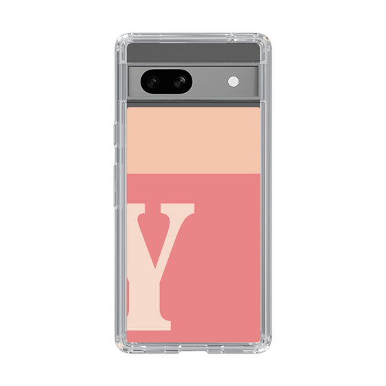 Slim Protection Case［ Original - initial two tone - Y pink ］