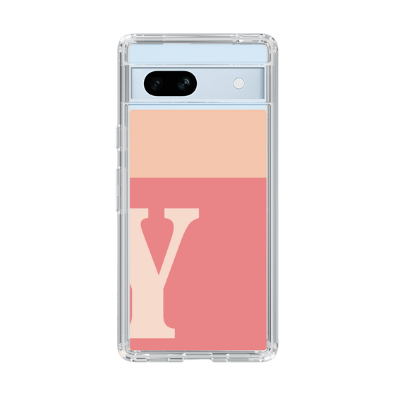 Slim Protection Case［ Original - initial two tone - Y pink ］