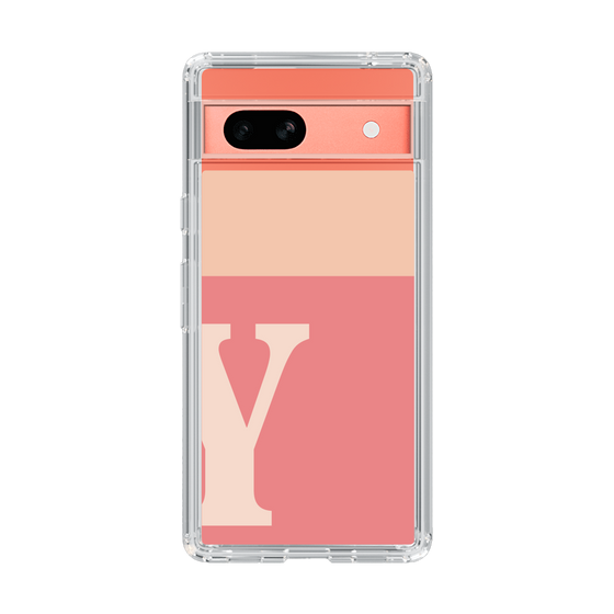 Slim Protection Case［ Original - initial two tone - Y pink ］