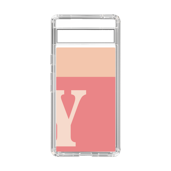 Slim Protection Case［ Original - initial two tone - Y pink ］