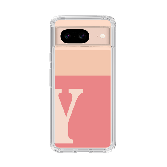 Slim Protection Case［ Original - initial two tone - Y pink ］