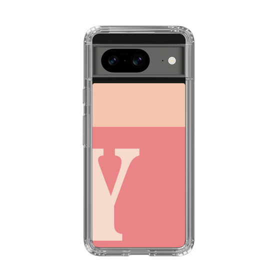 Slim Protection Case［ Original - initial two tone - Y pink ］