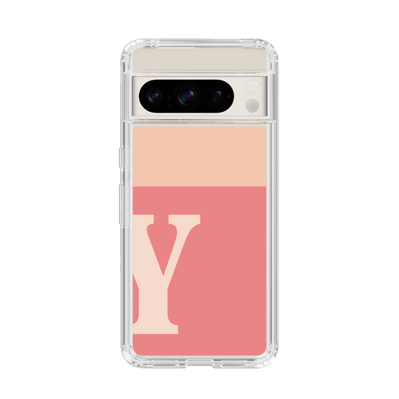 Slim Protection Case［ Original - initial two tone - Y pink ］
