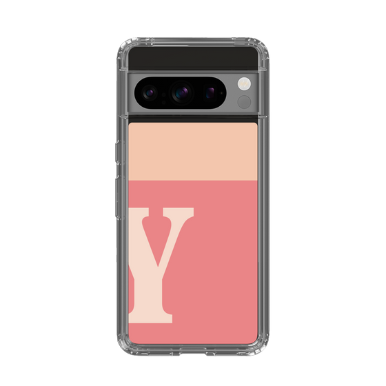 Slim Protection Case［ Original - initial two tone - Y pink ］
