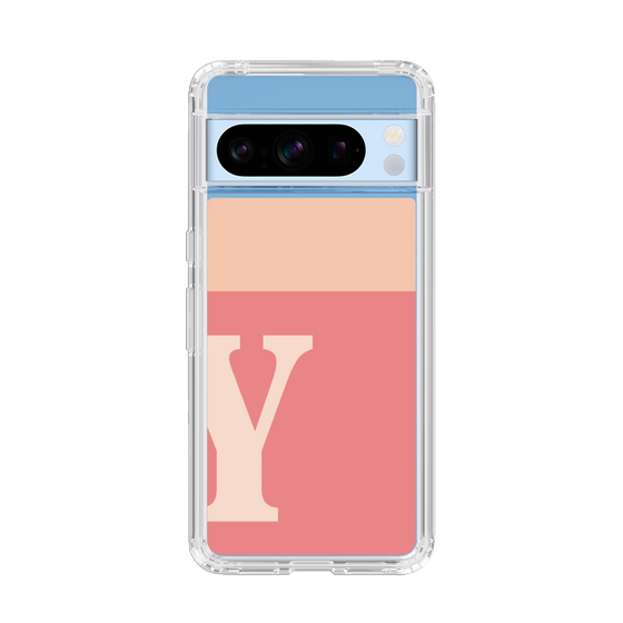 Slim Protection Case［ Original - initial two tone - Y pink ］