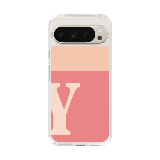 Slim Protection Case［ Original - initial two tone - Y pink ］