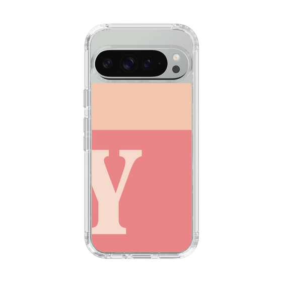 Slim Protection Case［ Original - initial two tone - Y pink ］