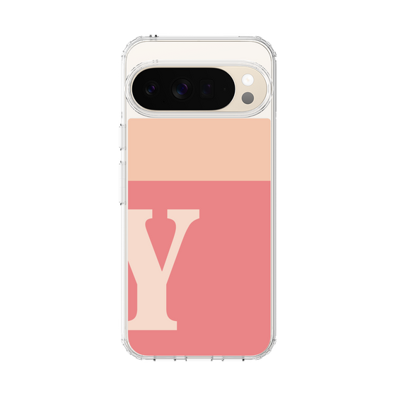 Slim Protection Case［ Original - initial two tone - Y pink ］