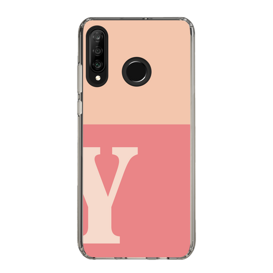 Slim Protection Case［ Original - initial two tone - Y pink ］