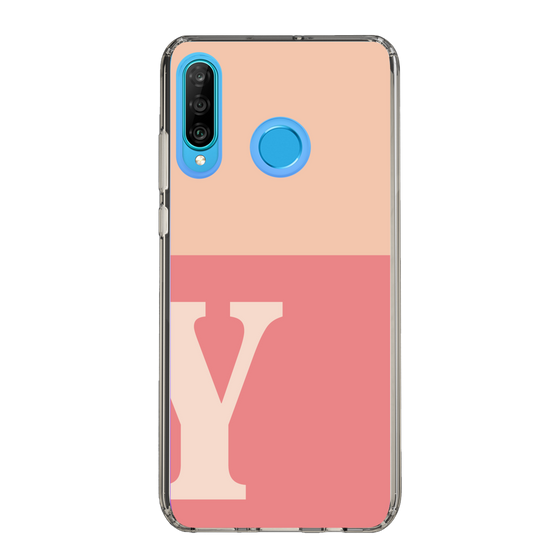 Slim Protection Case［ Original - initial two tone - Y pink ］