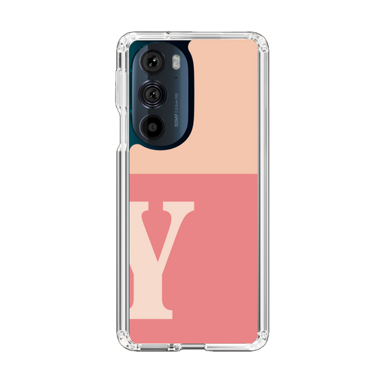 Slim Protection Case［ Original - initial two tone - Y pink ］