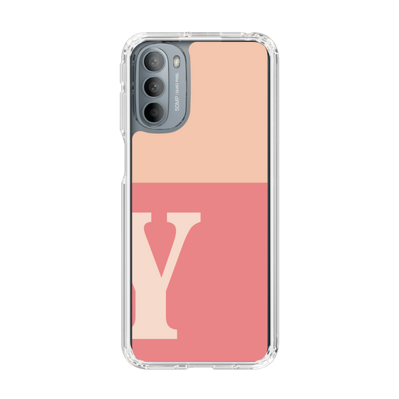 Slim Protection Case［ Original - initial two tone - Y pink ］