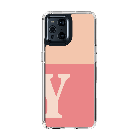 Slim Protection Case［ Original - initial two tone - Y pink ］