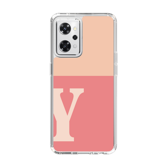 Slim Protection Case［ オリジナル - initial two tone - Y pink ］