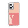 Slim Protection Case［ オリジナル - initial two tone - Y pink ］