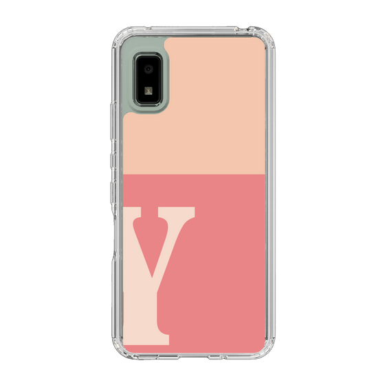 Slim Protection Case［ Original - initial two tone - Y pink ］