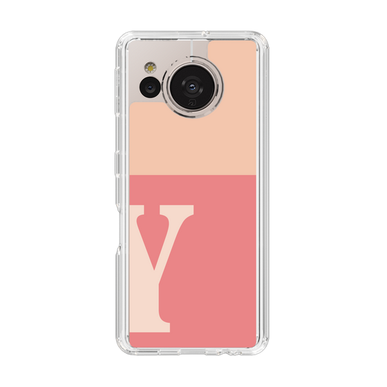 Slim Protection Case［ Original - initial two tone - Y pink ］