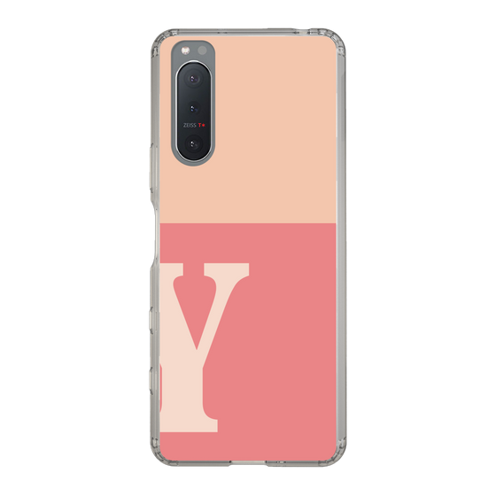 Slim Protection Case［ Original - initial two tone - Y pink ］