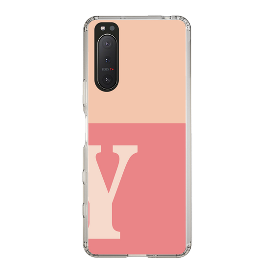 Slim Protection Case［ Original - initial two tone - Y pink ］
