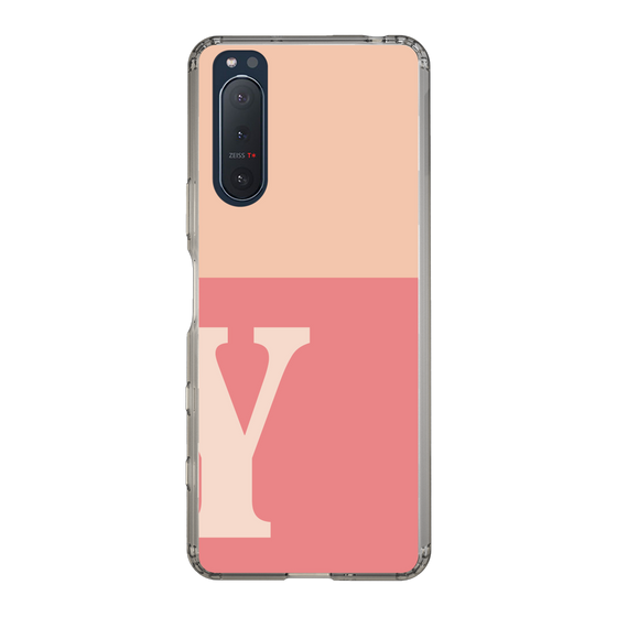 Slim Protection Case［ Original - initial two tone - Y pink ］