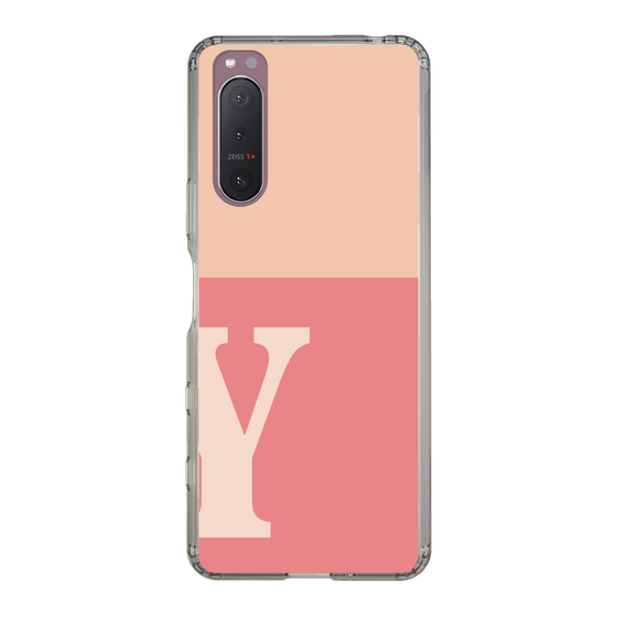 Slim Protection Case［ Original - initial two tone - Y pink ］