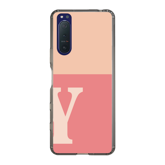 Slim Protection Case［ Original - initial two tone - Y pink ］