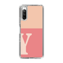 Slim Protection Case［ Original - initial two tone - Y pink ］