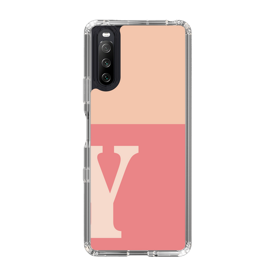 Slim Protection Case［ Original - initial two tone - Y pink ］