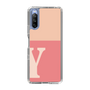 Slim Protection Case［ Original - initial two tone - Y pink ］