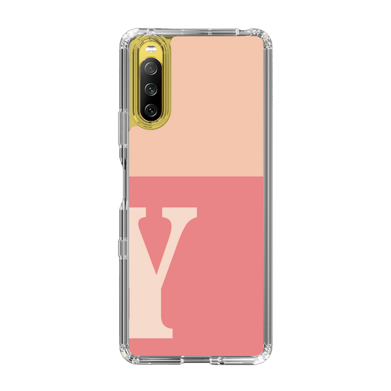 Slim Protection Case［ Original - initial two tone - Y pink ］