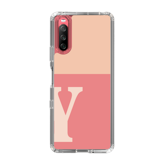 Slim Protection Case［ Original - initial two tone - Y pink ］