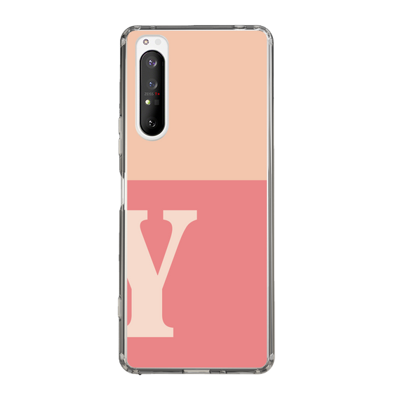 Slim Protection Case［ Original - initial two tone - Y pink ］