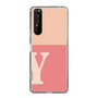 Slim Protection Case［ Original - initial two tone - Y pink ］