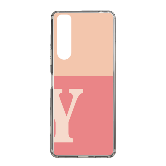 Slim Protection Case［ Original - initial two tone - Y pink ］