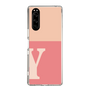 Slim Protection Case［ Original - initial two tone - Y pink ］