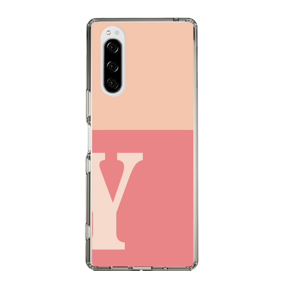 Slim Protection Case［ Original - initial two tone - Y pink ］