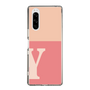 Slim Protection Case［ Original - initial two tone - Y pink ］
