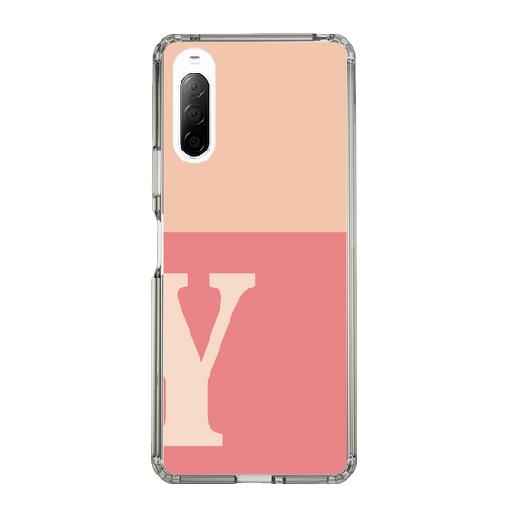 Slim Protection Case［ Original - initial two tone - Y pink ］