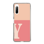Slim Protection Case［ Original - initial two tone - Y pink ］