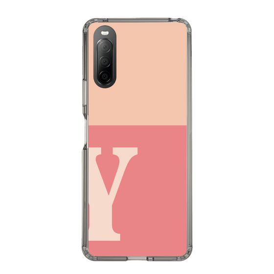 Slim Protection Case［ Original - initial two tone - Y pink ］