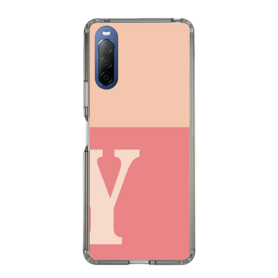 Slim Protection Case［ Original - initial two tone - Y pink ］